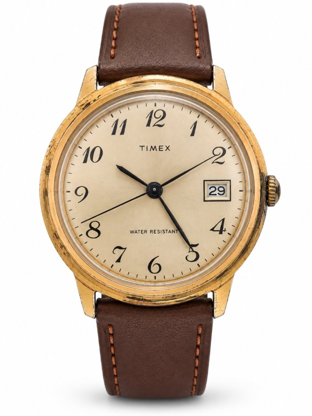 Vintage 1971 Timex Viscount Self-Wind Automatic Calendar Watch – Serviced